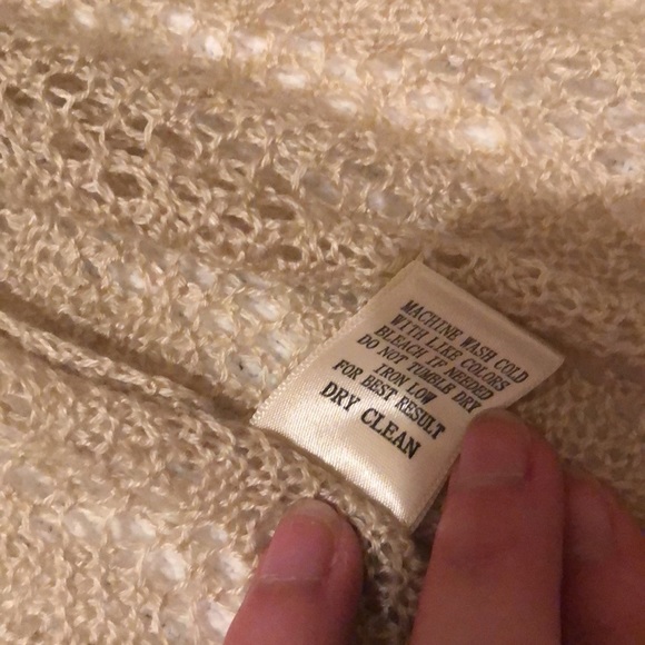 Lizard Thicket Addie Wheat Short Sleeved Cardigan - Picture 6 of 8